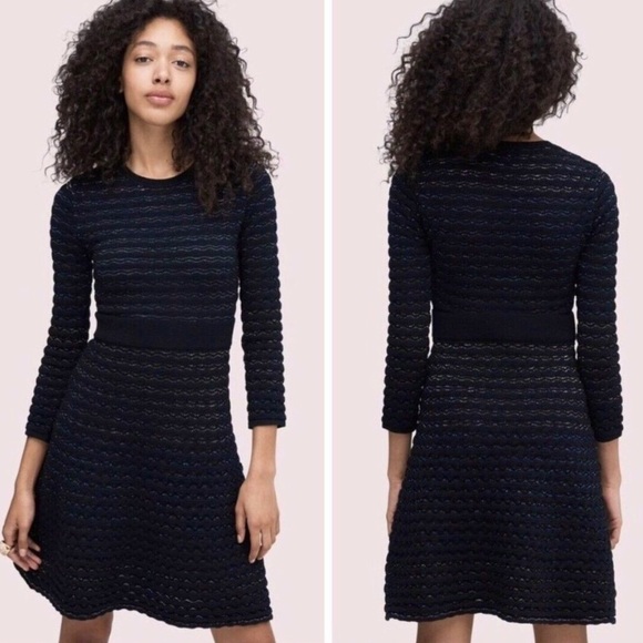 Kate Spade Black Wool Dress - Picture 7 of 10